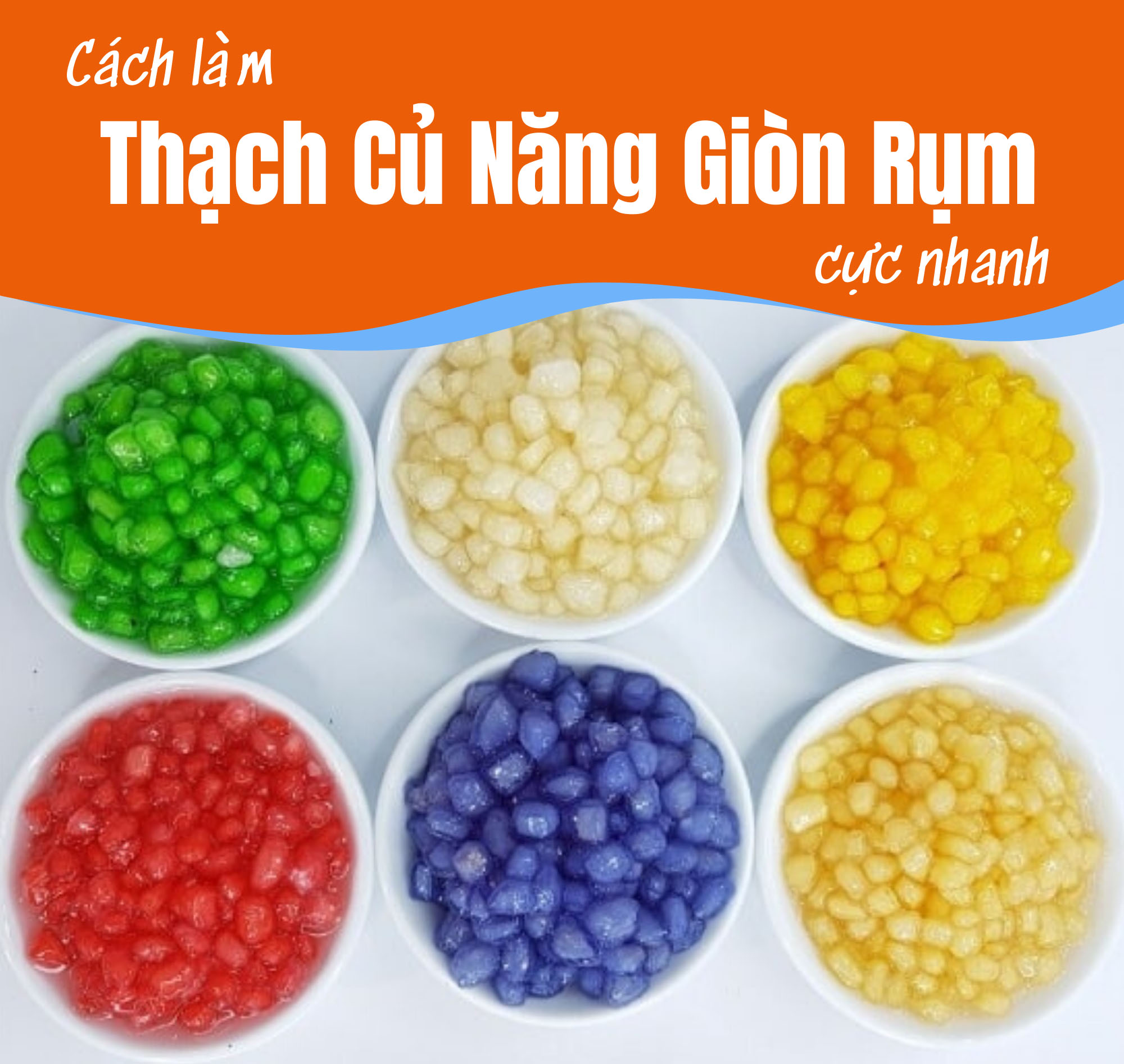 CHUYÊN MỤC "LÀM THẠCH NGON CHO QUÁN ĐÔNG KHÁCH"_P3_CÁCH LÀM THẠCH CỦ NĂNG GIÒN RỤM CHUYÊN MỤC "LÀM THẠCH NGON CHO QUÁN ĐÔNG KHÁCH"_P3_CÁCH LÀM THẠCH CỦ NĂNG GIÒN RỤM